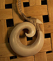 Antler Koru - Deer Antler Button