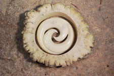 Double Koru (wapiti button)