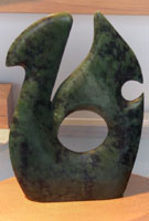 Matau - Pounamu on Kauri